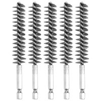 Stainless Steel Bore Brush Wire Brush for Power Drill Cleaning Wire Brush Stainless Steel Brush with Hex Handle