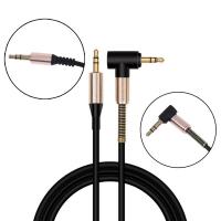 Legend 3.5mm Male to male aux cable cord L right angle car audio headphone jack 1M