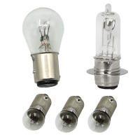 5ชิ้นโคมไฟ Belakang Lampu Belakang 6โวลต์25w25w สำหรับฮอนด้า C50 C65 C100 C102 C105 CA105T C110 C111 CA200 CL70 CL90 CT70 CT200 CT90