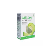 MELON ACNA SOAP สบู่เมล่อนเเอคน่า ดูเเลผิวอย่างตรงจุด ขนาด 70g( 1 ก้อน )