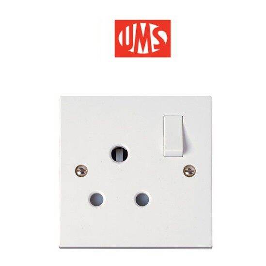UMS 15A SWITCH SOCKET OUTLET (1215A)(SIRIM) / SINGLE SWITCH SOCKET