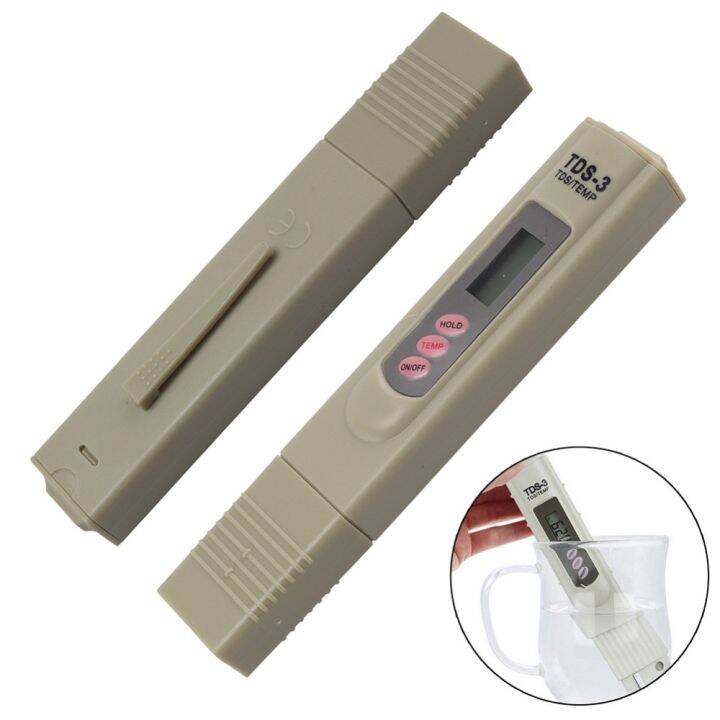 TDS-3 Meter Temperature Tester pen 3 In1 Function Conductivity Water ...