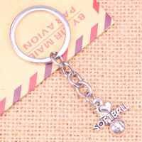 20pcs New Fashion Keychain 21x19mm I Softball Pendants Men Jewelry Car Chain Holder Souvenir