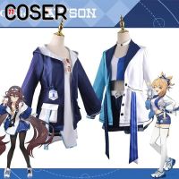 【COSER 77】 Genshin Impact Lawson ชุดเสื้อแจ็กเก็ต กระโปรง กางเกง ชุดคอสเพลย์ คอสเพลย์อนิเมะ Yoimiya Hutao สําหรับปาร์ตี้ฮาโลวีน