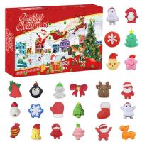 Christmas Countdown Calendar Count Down to Christmas Toys with 24 Days Children Learning Toys for Wives Friends Daughters Granddaughters Girlfriends Boyfriends vividly