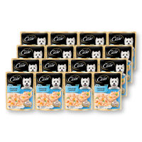 ซีซาร์ อาหารสุนัข เนื้อไก่ซูริมิ+ผัก 70 กรัม x 16 ซอง - Cesar Dog Food Pouch Chicken&amp;Vegetable 70g x 16 Pcs