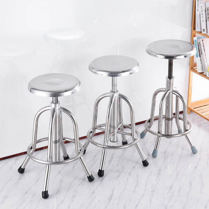 Stainless steel stool assembly line bench with backrest thickening 304