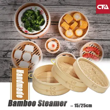 Kitchen Steamer Durable Stainless Steel Bamboo Steamer Rice Snack Small  Cage Basket Dumpling Steamer Kitchen Cooking Tools