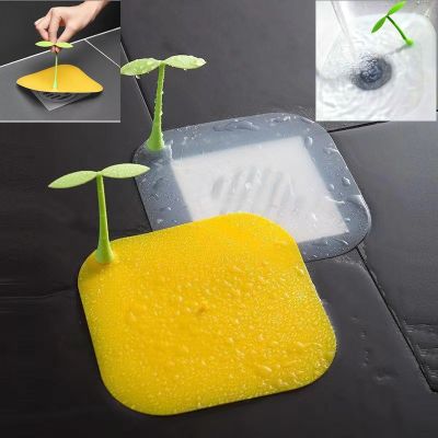 Creative Silicone Floor Drain Deodorant Pad Toilet Sewer Anti Odor Floor Drain Cover Sink Water Stopper Bathroom Anti-Insect Mat  by Hs2023