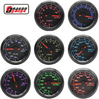 Dragon 2 " 52mm 7 Colors Backlight Boost Water Oil Temp Pressure Meter Volt Air Fuel EGT Gas Tachometer Car RPM Gauge