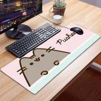 [HOT ZEXKLIOALQAQ 529] ตลกน่ารักแมวแผ่นรองเม้าส์จ้าคอมพิวเตอร์ M Ousepad 90x40เซนติเมตรยางธรรมชาติ XXL แผ่นรองเมาส์ Gamer โต๊ะเสื่อ90x30 Gamer แป้นพิมพ์เมาส์