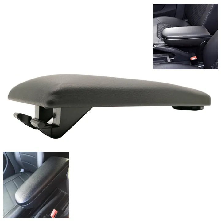 Black Center Console Armrest for Vehicle Cover Lid Fit for VW Polo 6R