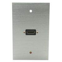 【cw】 1 Gang US Aluminum Metal Port V2.0 USB 3.0 Female To Wall Plate ！