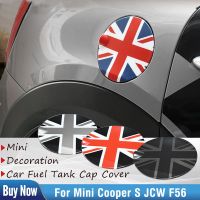 、‘】【； Brand New Plasticthe Black Flag Car Fuel Tank Cap Cover Stickerfor Mini Cooper S JCW F56 Car-Styling  Decoration Car Accessories