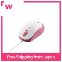 Elecom BlueLED Mouse EPRIM Wired 3 Button Pink M-Y8UBPN