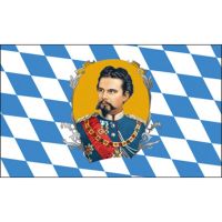 johnin 90x150cm germany state bavaria king ludwig flag
