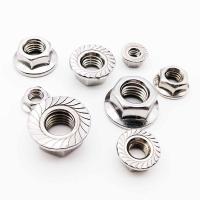 5M3 M4 M5 M6 M12คุณภาพสูงสแตนเลสหกเหลี่ยม Hex หัว Serrated Spinlock หน้าแปลน Nut Locknut ล็อค Nut DIN6923