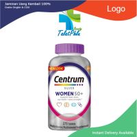 Centrum Silver Women 50+ [275 เม็ด/กระปุก] วิตามินรวมสำหรับผู้หญิงที่มีอายุ 50 ปีขึ้นไป ..,.,,