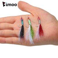 【hot】﹊ Bimoo 8/9pcs 4 6 Epoxy Eyes Streamer Fly Freshwater Saltwater Fishing Flies Trout Bass Pike Lures Baits