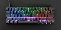 Vortex POK3R Black Case RGB LED 60% Cherry MX Silent Red Mechanical Keyboard