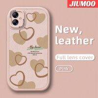 "JIUMOO เคส M04 F04 A04E ปลอกสำหรับ Samsung A04แบรนด์กระแสแฟชั่นลายความรักที่สวยงามเคสโทรศัพท์บางนุ่มหนังซิลิกาเจลมีสีปกป้องเลนส์จากเคสกันกระแทกตกหล่น"