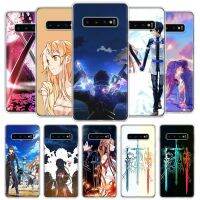 {CAGY Phone protection}เคสโทรศัพท์ดาบศิลปะออนไลน์ Kirito สำหรับ Samsung Galaxy S20 FE S21 S22อัลตร้า S10 Lite S9 S8 Plus J4 J6 J8 S10e Coque