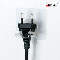 DeHUB Vacuum Pad ตะขอแขวนของ แขวนปลั๊กไฟ แขวนสายชาร์จ แขวนโทรศัพท์ ตะขอแขวนอเนกประสงค์ ที่แขวน ติดผนัง ไม่ต้องเจาะ (Vacuum Pad Plug Holder)