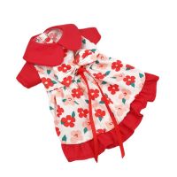 3 Styles Pet Clothes Summer Puppy Fashion Flower Pattern Skirt Dog Cute Princess Lace Bow Dress Costumes of Cats Pet Supplies Dresses