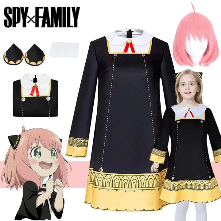 halloween costume for kids girls Anya Forger Cosplay Anime SPY X FAMILY ...