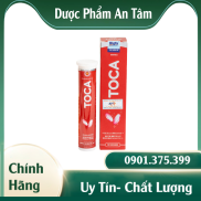 Combo 2 Hộp Viên sủi Toca hỗ trợ tăng cân, ăn ngon, giảm mệt mỏi