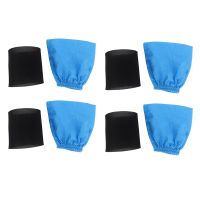 4X Textile Filter Bags Wet and Dry Foam Filter for Karcher MV1 WD1 WD2 WD3 Vacuum Cleaner Filter Bag