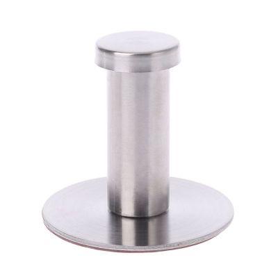 Stainless Steel Round Without Drilling Self Adhesive Wall Mounted Towel Clothes Hook Sticker Robe Coat Hanger Bathroom Dropship