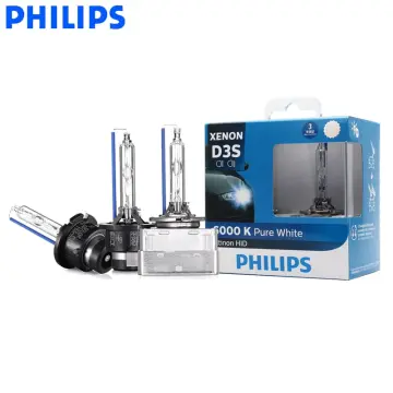 D1S x 2 Pcs. Xenon Standard Headlight Bulbs 35W 85415C1 HID Technology by  Philips + Wipe 