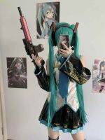 ชุด Hatsune Miku คอสเพลย์โมเดลของเล่นคอสเพลย์แต่งกายหญิงสูทอย่างเป็นทางการน่ารักทั้งชุดสูทสตรี JK สำเร็จรูป