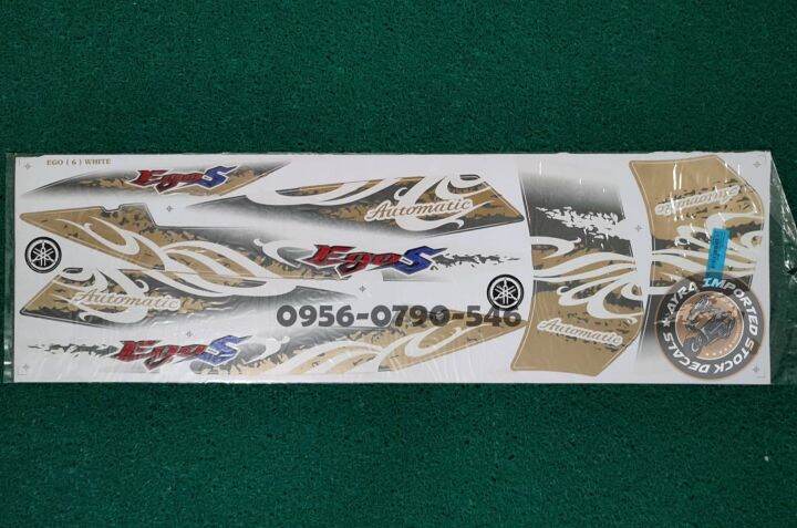 YAMAHA MIO SOUL CARB WHITE Stock Decal/Sticker | Lazada PH