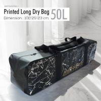 กระเป๋าใสฟินฟรีไดฟ์ - Water Pro 50L Printed Long Dry Bag - กันน้ำ 100%