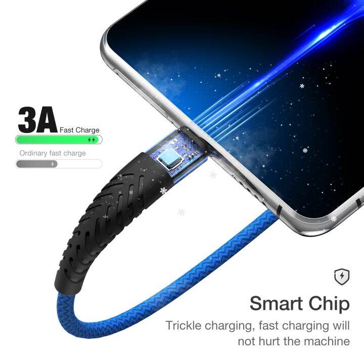 a-lovable-usb-c3acharging-type-c-สายข้อมูลสำหรับ-s20-s21pocop40ประเภท-cphone-ชาร์จลวดยาวตะกั่ว3เมตร