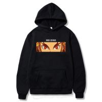 Hot Sale Demon Slayer Kimetsu No Yaiba Kyojuro Rengoku Hoodies Harajuku Flame Hashira Eyes Printed Streetwear Women Men Hoodies Size Xxs-4Xl