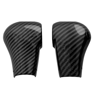 Car Carbon Fiber Interior Gear Shift Knob Cover Trim Gear Shift Knob Cover Sticker for Honda N-ONE 2021