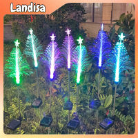 Solar Christmas Pathway Lights RGB Multicolor Xmas Decor Stake Lights Waterproof For Outdoor Yard Garden Patio Lawn