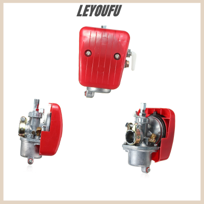 LEYOUFU 80cc 60cc คาร์บูเรเตอร์50cc 66cc เครื่องยนต์2จังหวะจักรยานไฟฟ้าคาร์บูเรเตอร์