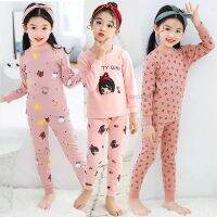 {Pajama queen} ชุดนอนเด็ก Gratis Ongkir เด็กผู้ชายชุดนอนเด็กเซ็ตชุดนอนสำหรับผ้าฝ้ายเด็กผู้หญิงชุดนอนแขนยาว Pakaian Rumahan