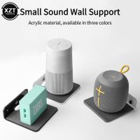 Wall Shelf Speaker Stand Acrylic Wall Mount Display Shelf For Bluetooth Speaker Charging Rack Webcam Cell Phone Toy Storage Rack