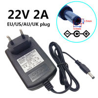 22V 2A Universal Power Adapter Supply AC 220V to DC 22 Volt 2000mA Adaptor Adaptador Conveter 5.5*2.5mm EU US AU UK Plug