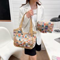 New Style Nordic Simple Unique Creative Canvas Bag Large Capacity Female College Students Class Shoulder Fashionable All-Match Zebra Pattern 【AUG】