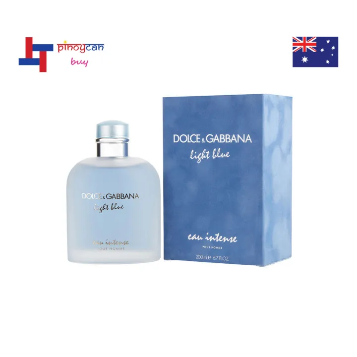 Dolce & Gabbana Light Blue For Men Eau de Toilette 200ml | Lazada PH