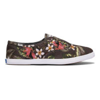 Keds รุ่น Chillax Organic Cotton Tropical รองเท้าผ้าใบ ผู้หญิง สี BLACK MULTI - WF64485