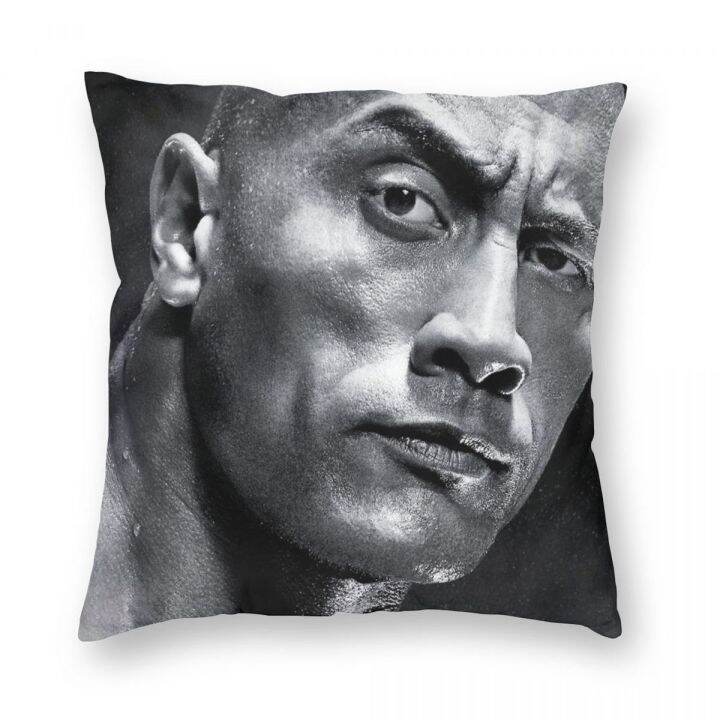 Dwayne Rock Johnson Pillow, Rock Dwayne Johnson Print