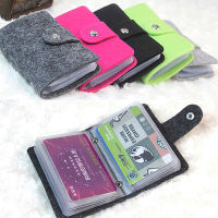 24 slots Vintage Womens Mens ID Credit Card Button Case Holder Wallet Organizer Gift Business Card ID Holder Wallet