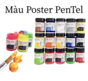 Màu vẽ Poster PENTEL Đài Loan 30ml Màu lẻ Cao cấp